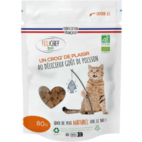 Felichef Snack Bio al pesce per Gatti - 80 g, 6 pezzi