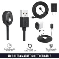 Wasserstein Gutter Mount for Ring, Arlo, Reolink Cams & Compatible Solar Panels