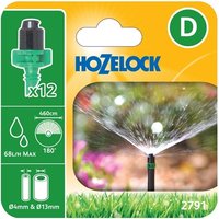 Hozelock 180° Micro Spray Jets, 12 Pack