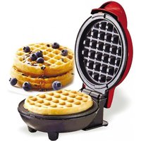 Piastra per Waffle colore rosso. Colazione e Snack - Spina EU - 350W