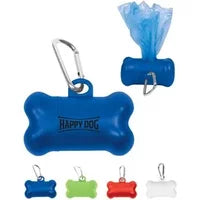 150 Customized Pet Waste Disposal Bag Dispenser - Carabiner Clip & ...