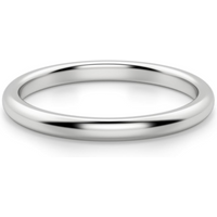 Alianza Clásica Comfort 2 MM Oro Blanco 585 (14K)