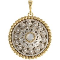 Anhänger 925 Silber Trachtenschmuck Perlmutt