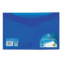 Concord Stud Wallet File Vibrant Polypropylene Foolscap Blue Ref