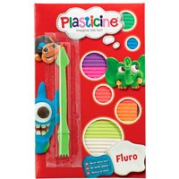 Plasticine Fluro Modelling Wax Set