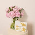 Pink Peonies and Chocolates