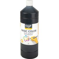 Plakkaatverf Creall basic zwart 1000ml
