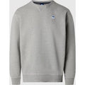 North Sails - Felpa con patch North SailsNorth SailsMedium grey melangeS