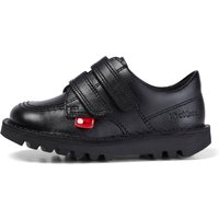 Infant Unisex Kick Lo Twin Vel Leather Black - Size: 7