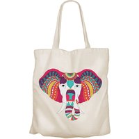 Recycled Cotton Tote Bag - Elephant