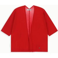 Cardigan uni à manches 3/4