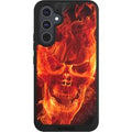 Samsung Galaxy A54 5G Handy NIVOpure black Handyhülle Hülle NIVOpure Case Schwarz Skull Totenkopf Fire