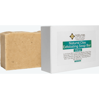 Natural Clay Exfoliating Soap Bar Citrus-Luxurious organic moisturizing soap with very rich-thick lather. Deeply Cleans without damage.