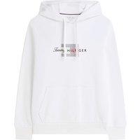Tommy Hilfiger Script Flag Hoodie - White - XL