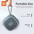 Outdoor Bicycle Riding TG659 T&G Portable Bluetooth Speaker Wireless Mini Bass FM Radio Soundbar Boombox Waterproof Loudspeaker