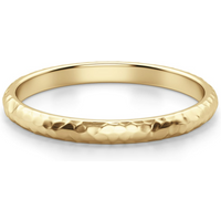 Alianza Martillada Comfort 2 MM Oro Amarillo 585 (14K)