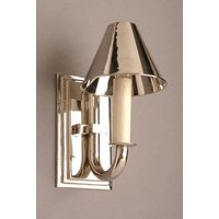 Eton N726 Solid Brass Nickel Plated 1 Light Wall Light