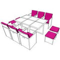 12-16 Piece Rattan Cushion Set