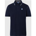 North Sails - Polo con stampa sul retro del colloNorth SailsNavy blueS