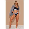 PRETTYLITTLETHING Black Racer Back Bra