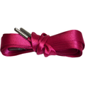 Shoestring Satin Laces - Hot Pink & Silver