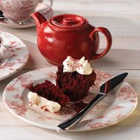 Churchill Vintage Prints Cranberry Toile Tea Plate 8.2 Inch / 21cm (Pack of 6)