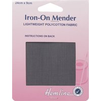 Hemline Repair Fabric Dark Grey