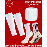 Adult thick towel bottom football socks equipment men and women glue non slip god socks tape leg guards socks straps