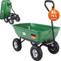 Bollerwagen Grün 103,5x51x92,5cm mit Kippfunktion