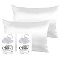Silver Cloud Silver Satin Pillowcase Twinpack