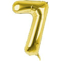 Cijfer Ballon '7'  Goud (100CM)