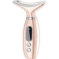 Electric Face Sculpting & Neck Massager - Advanced Heated Beauty Tool, 4 Modes, Rose Gold/Silver | Wowcher