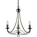 Searchlight 6343-3AB Maypole 3 Light Ceiling Pendant Fitting
