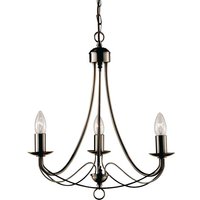 Searchlight 6343-3AB Maypole 3 Light Ceiling Pendant Fitting
