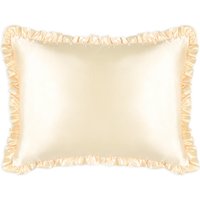 Silver Cloud Satin Frilly Pillowcase - Buttercup Collection