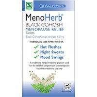 MenoHerb Black Cohosh Menopause Relief 30 Tablets