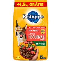 Ração Pedigree Cães Adultos Raças Pequenas e Minis Carne e Vegetais