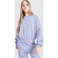 Nike Girls' Club Crop Crew Sweatshirt Junior, lila