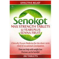 Senokot Max Strength 24 Tablets 12 Years Plus