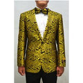 Paisley-100 Gold - Mens Wholesale Blazers