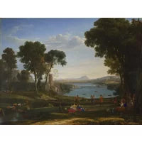 Claude, Landscape with the Marriage of Isaac and Rebekah ('The Mill') Print