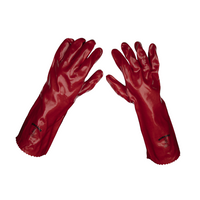 Worksafe Red PVC Gauntlets 450mm - Pack of 120 Pairs