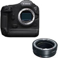 Canon EOS R1 Mirrorless Camera Body with EF-EOS R mount adapter