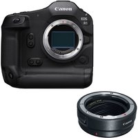 Canon EOS R1 Mirrorless Camera Body with EF-EOS R mount adapter