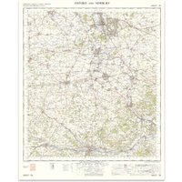 Garmin Oxford & Newbury One Inch to One Mile 1967 - Flat Map