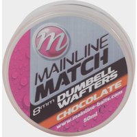 Mainline 8Mm Org Choc Match Dumbell Wafters, White
