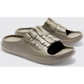 Sandalias Moldeadas Con Perforaciones De Esqueleto, Beige