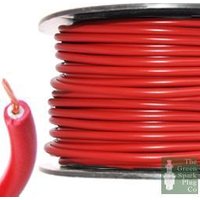 7mm HT Ignition Lead Cable - Wire Core PVC Red - 100 Meter Roll