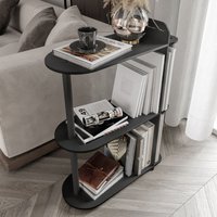Kaiteki Wooden Side Table in Black