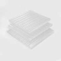 Opal Reeded Acrylic Sheet - 5.0 mm - Opal Frost - Cut to Size Perspex